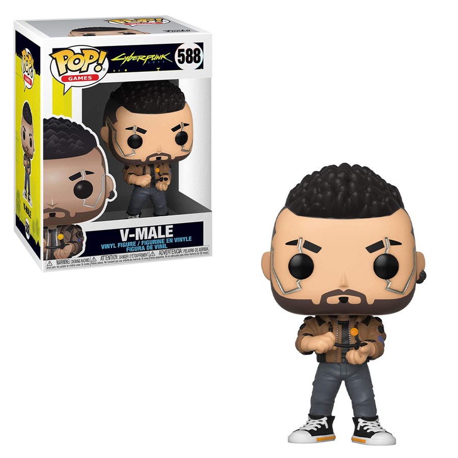Funko POP! Cyberpunk 2077 - V-Male Vinyl Figure #588