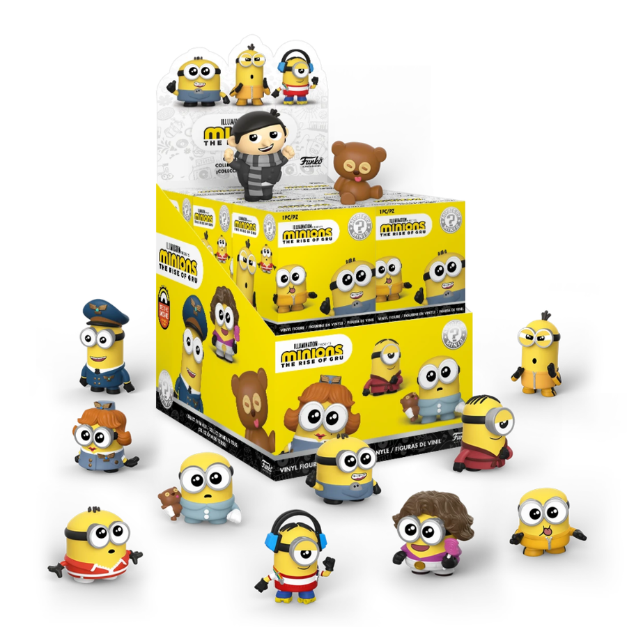 Funko Mystery Minis: Minions: Rise of Gru Mystery Minis - Case of 12