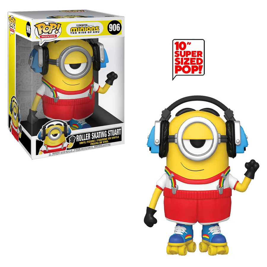 Funko POP! Minions 2 - Roller Skating Stuart 10-Inch Vinyl Figure #906