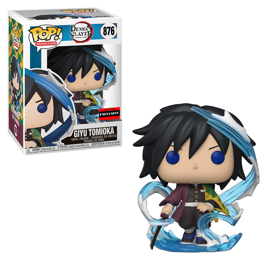 Funko POP! Demon Slayer: Kimetsu no Yaiba - Giyu Tomioka Vinyl Figure #876 AAA Anime Exclusive [READ DESCRIPTION]