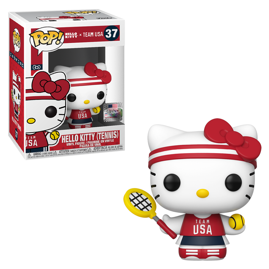 Funko POP! Hello Kitty Sports x Team USA - Tennis Hello Kitty Vinyl Figure #37