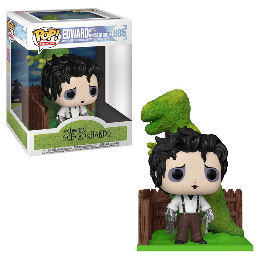 Funko POP! Edward Scissorhands - Edward with Dinosaur Shrub Vinyl Figure #985