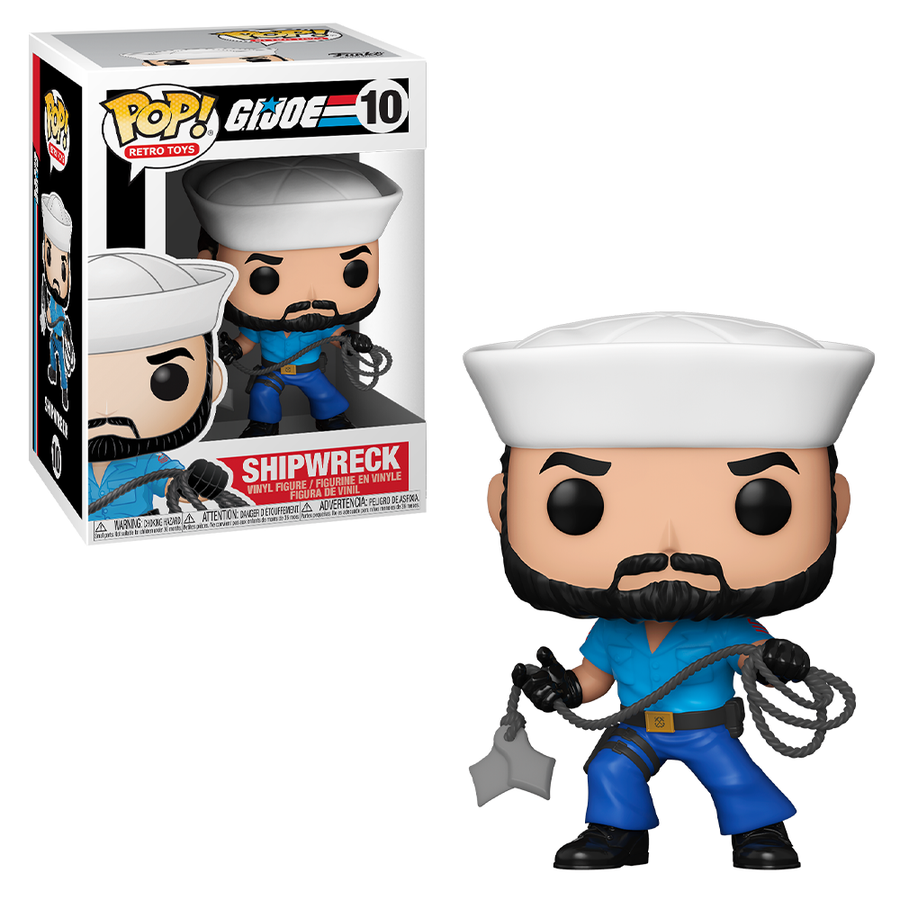 Funko POP! G.I. Joe - Shipwreck Vinyl Figure #10