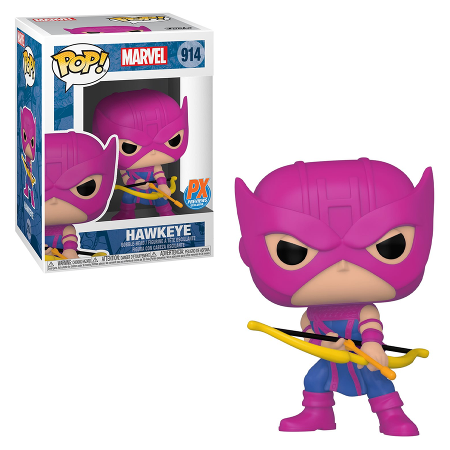 Funko POP! Marvel - Hawkeye Vinyl Figure #914 Preview Exclusives (PX) [READ DESCRIPTION]