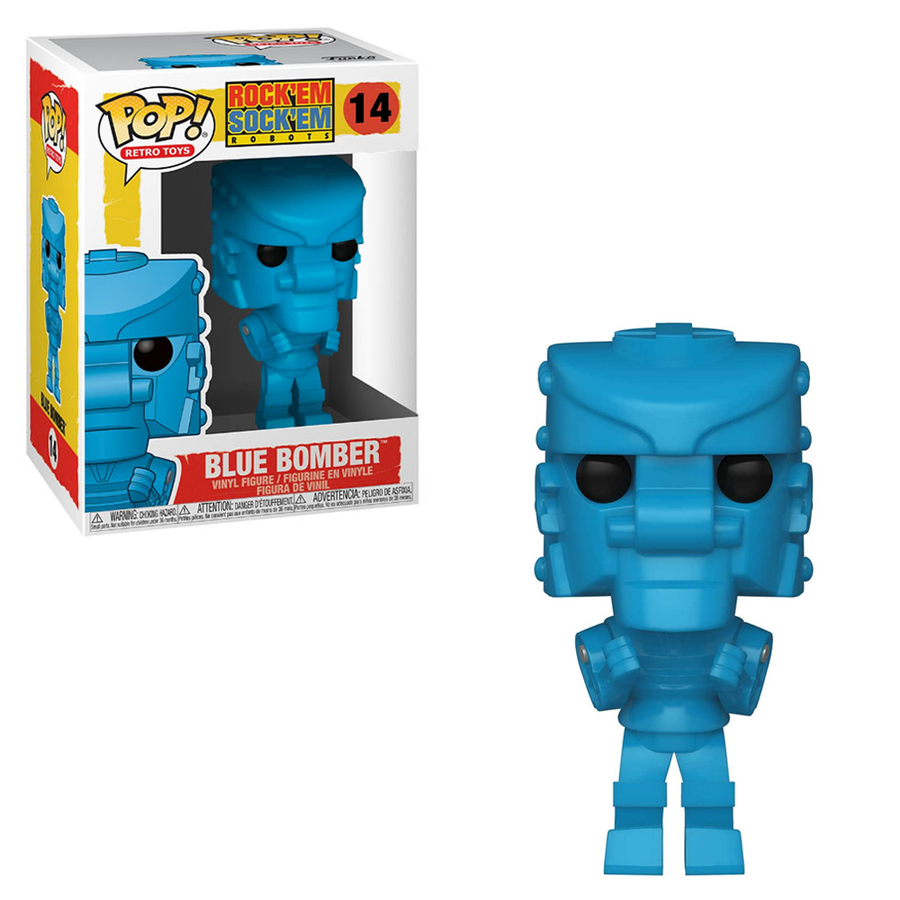 Funko POP! Mattel - RockEmSockEm Robot (Blue) Vinyl Figure #14