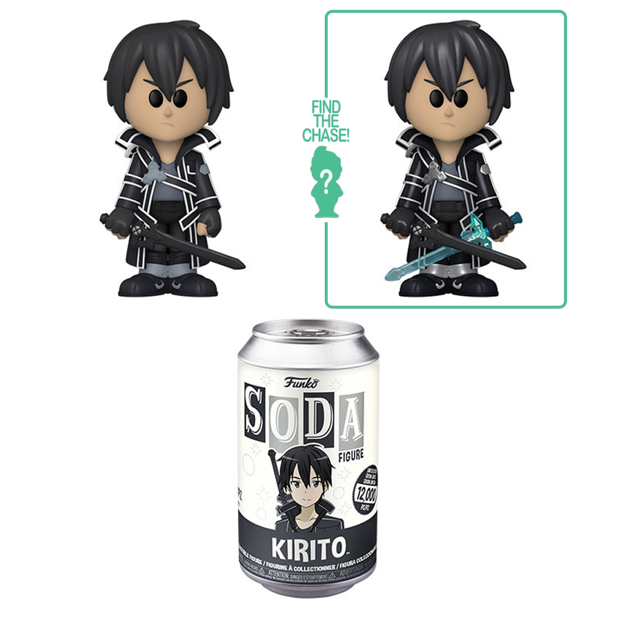 [PRE-ORDER] Funko Vinyl SODA: Sword Art Online - Kirito Vinyl Figure