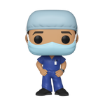 Funko POP! Heroes: Front Line Workers - Male (Blue Scrub) Vinyl Figure