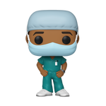 Funko POP! Heroes: Front Line Workers - Male (Green Scrub) Vinyl Figure
