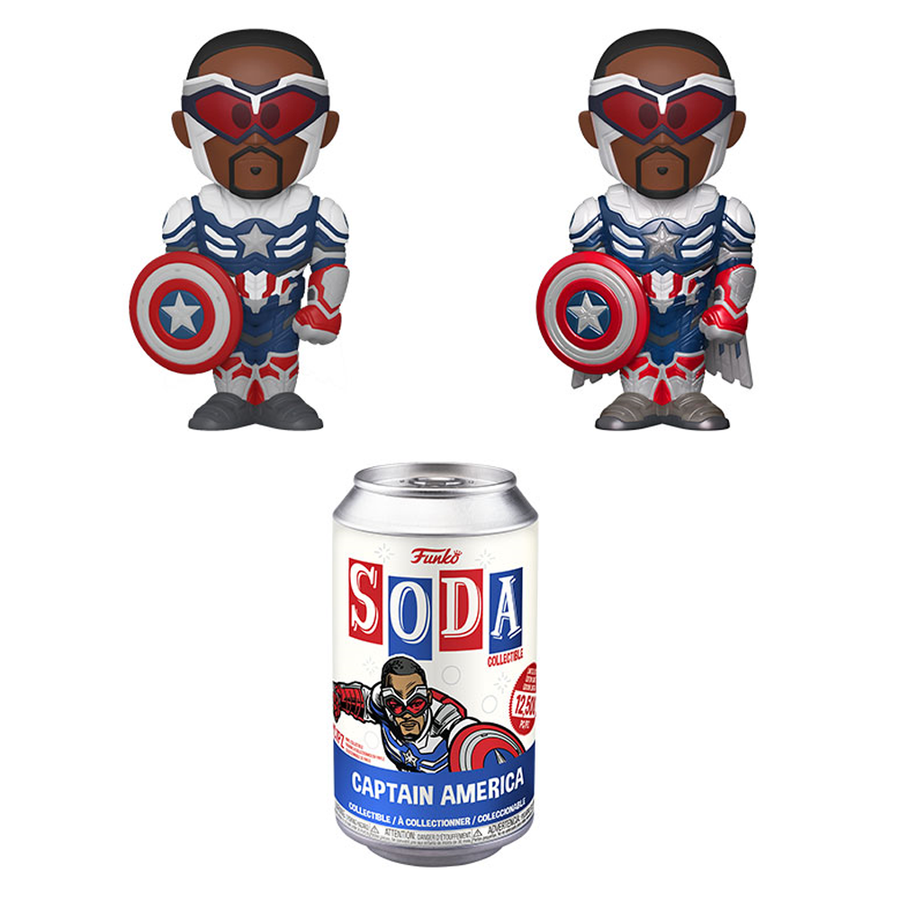 Funko Vinyl SODA: The Falcon and the Winter Soldier - Captain Falcon Vinyl Figure