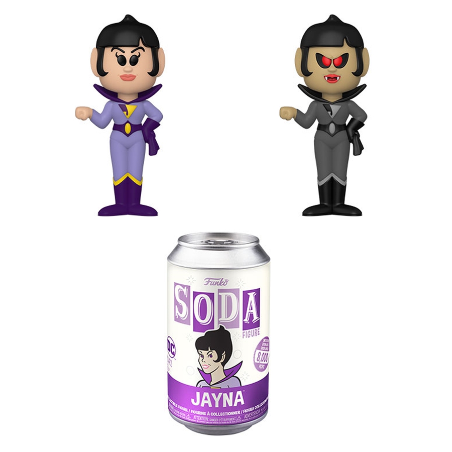 Funko Vinyl SODA: Super Friends - Jayna with Vampire Vinyl Figure