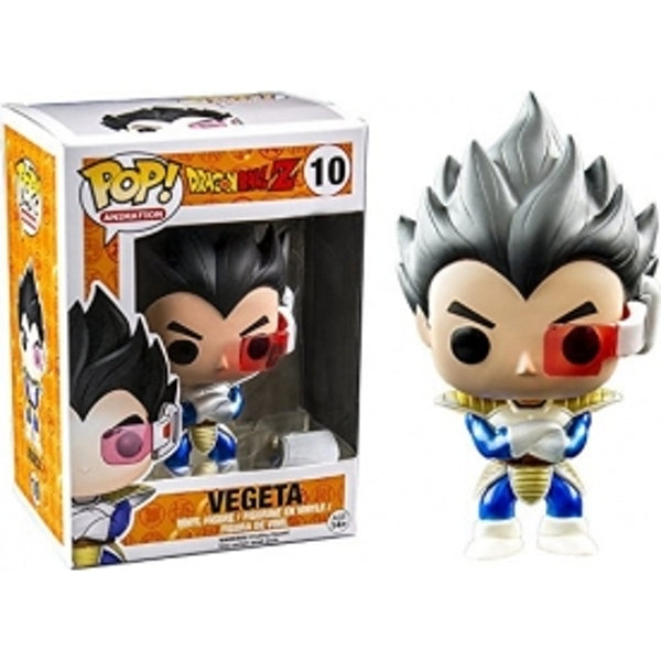 Funko POP! Dragon Ball Z - Metallic Vegeta Vinyl Figure #10 Special Edition Exclusive [READ DESCRIPTION]