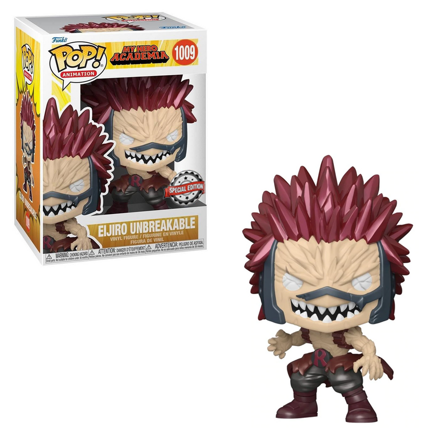 Funko POP! My Hero Academia - Eijiro Kirishima Unbreakable (Metallic) Vinyl Figure #1009 Special Edition Exclusive