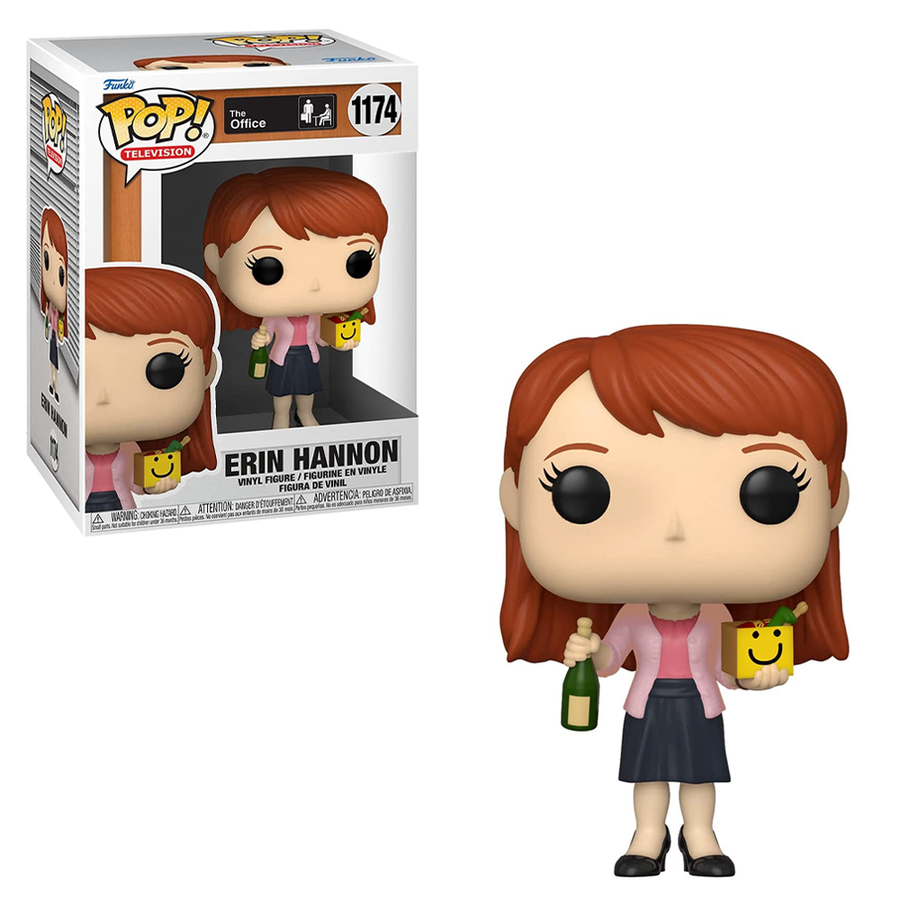 [PRE-ORDER] Funko POP! The Office - Erin with Happy Box and Champagne Vinyl Figure #1174