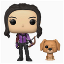Funko POP! Marvel: Hawkeye - Kate Bishop with Lucky the Pizza Dog Vinyl Figure #1212