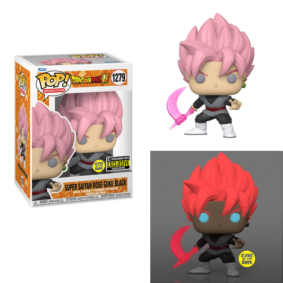 Funko POP! Dragon Ball Super - Super Saiyan Rose Goku Black (Glow in t Ralphie's Funhouse Funko POP! Dragon Ball Super - Super Saiyan Rose Goku Black (Glow in t Ralphie's Funhouse