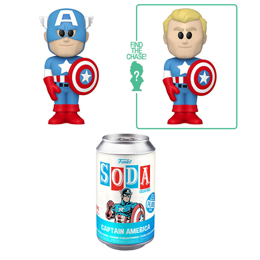 [PRE-ORDER] Funko Vinyl SODA: Marvel - Captain America Vinyl Figure