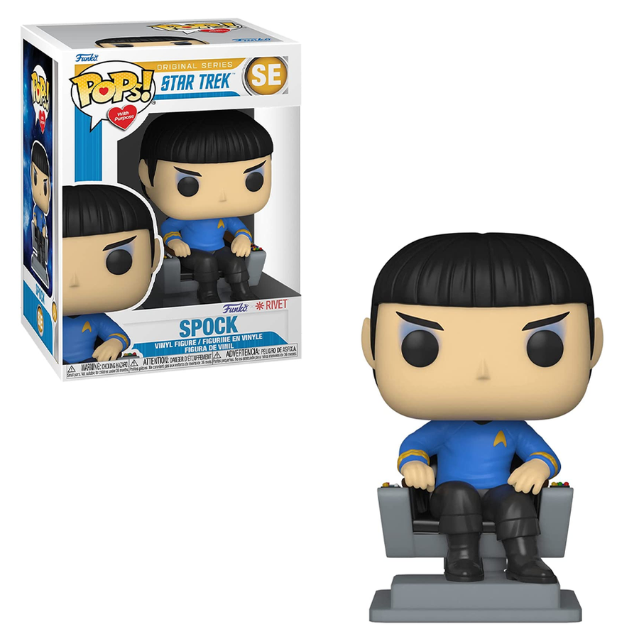 [PRE-ORDER] Funko POP! Star Trek: Pops! with Purpose: (Youth Trust) - Spock in Chair Vinyl Figure