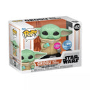 Funko Pop! & Tee Star Wars: The Mandalorian - Grogu with Cookie and Unisex T-Shirt Exclusive