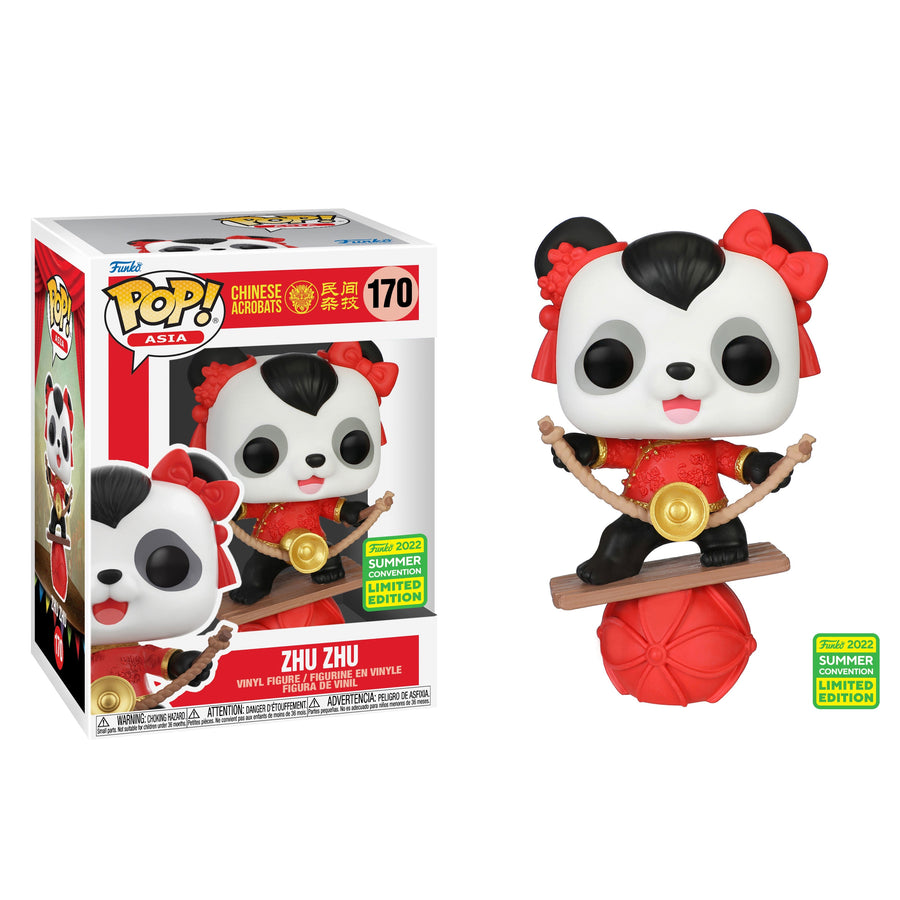 Funko POP! Asia: Chinese Acrobatics - Zhu Zhu Vinyl Figure #170 Summer Convention 2022 Exclusive [READ DESCRIPTION]