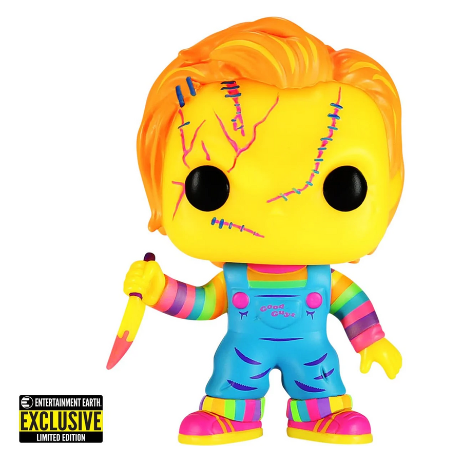 Funko POP! Child's Play - Chucky (Blacklight) Vinyl Figure Entertainment Earth Exclusive [READ DESCRIPTION]