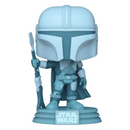 Funko POP! The Mandalorian - The Mandalorian Hologram (Glow in the Dark) Vinyl Figure #345 Entertainment Earth Exclusive [READ DESCRIPTION]