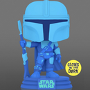 Funko POP! The Mandalorian - The Mandalorian Hologram (Glow in the Dark) Vinyl Figure #345 Entertainment Earth Exclusive [READ DESCRIPTION]