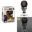 Funko POP! The Mandalorian - Dark Trooper with Grogu (Glow in the Dark) Vinyl Figure Entertainment Earth Exclusive [READ DESCRIPTION]