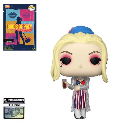 Funko POP! Birds of Prey - Harley Quinn Black Mask Club with Collectible Card  - Entertainment Earth Exclusive