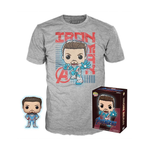 Funko POP! and Tee: Avengers: Endgame - Iron Man Collectors Box Target Exclusive [READ DESCRIPTION]