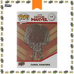 POP! Upper Deck Cards: 17 Marvel, Carol Danvers (Silver Foil)