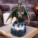 Fantasy Emerald Oracle Green Dragon Figurine