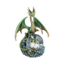 Fantasy Emerald Oracle Green Dragon Figurine