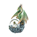 Fantasy Emerald Oracle Green Dragon Figurine