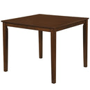 Farmhouse Dining Table for 4 People 35 Inches Square Kitchen Table