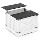 Farmhouse Lift Top Coffee Table with Hidden Storage Compartment