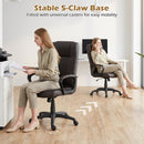 Ergonomic Office Chair with Rocking Function - Faux Leather