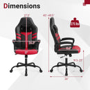 Ergonomic Gaming Chair with Removable Head Pillow & Rocking