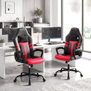 Ergonomic Gaming Chair with Removable Head Pillow & Rocking