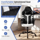 Ergonomic Gaming Chair with Removable Head Pillow & Rocking