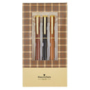 Favorite Memories 3 Piece Pen Set | Father's Day Dad Gift For Him | Set Of 3 Giftable Pens in Plaid Box | Refillable