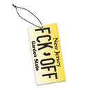 License Plate "FCK-OFF" Air Freshener