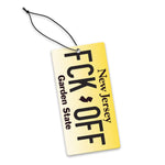 License Plate "FCK-OFF" Air Freshener