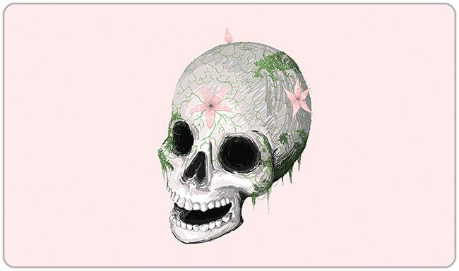 Skull n Flowers Playmat