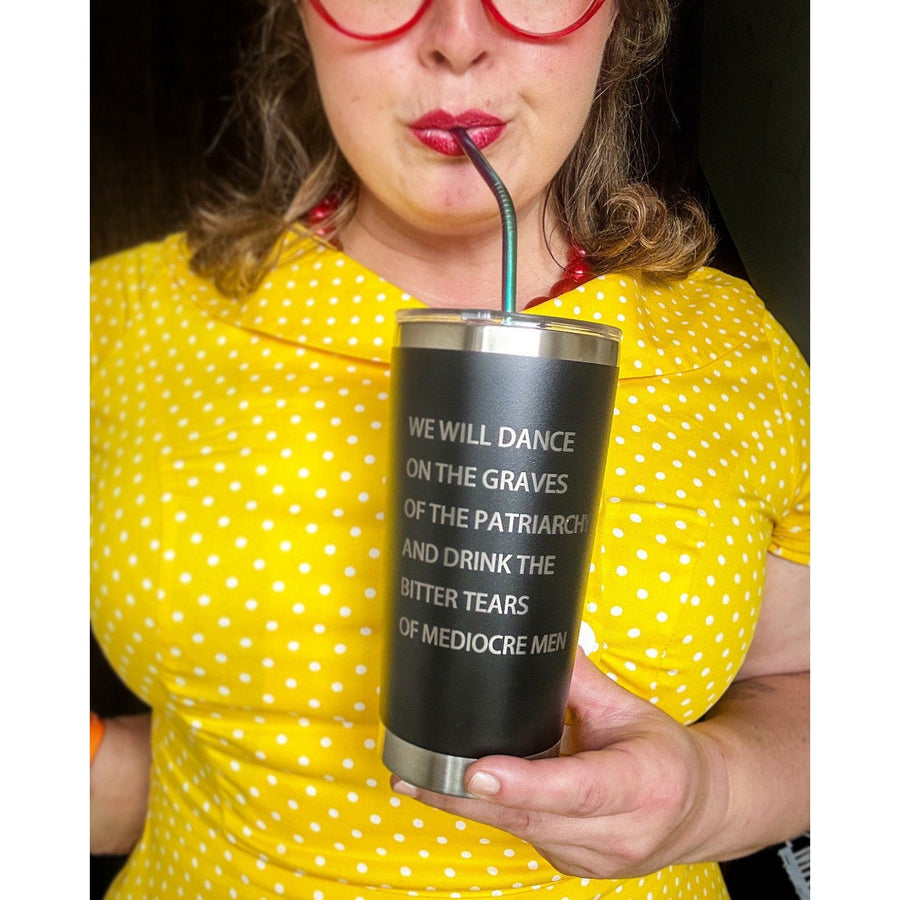 Feminist Goth Tumbler 