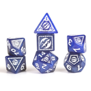 D&D Adventure Dice Set - Fighter Edition | Blue 17pc Collection