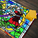 Stained Glass Dragon Slayer Playmat