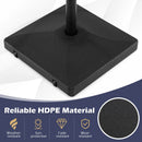 Fillable Umbrella Base 90 LBS Heavy Duty with 2 Wheels-Black