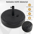 Fillable Umbrella Base 90 LBS Heavy Duty Sand Filled Round Market Umbrella Stand-Black