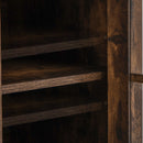Fireplace TV Stand for TVs Up to 65 Inch with Side Cabinets and Remote Control