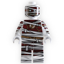 RED SPEEDSTER as Mummy Minifig made using LEGO parts